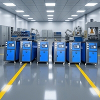Pompe de refroidissement industrielle portable 5 CV à économie d'énergie, moteur R-410A, équipement de réfrigération efficace pour le transfert de chaleur
