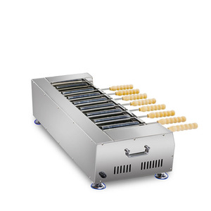 เตาอบขนมสแตนเลส 201 สำหรับทำขนมเช็ก สโลวาเกีย ฮังการี ขนมปลอมมินิ (Chimney Cake) อิตาเลียน ทรานซิลเวเนีย โรมาเนีย และขนมคาลัช - Product Image 3