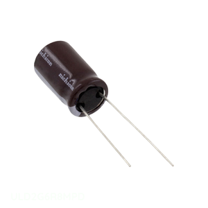 Condensador de Aluminio de Canal del Fabricante 6.8 uF ULD2G6R8MPD, de Orificio Pasante, 6.8UF 20% 400V RADIAL - Product Image 1