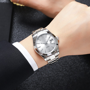 Bán Chạy Nhất 41Mm Dạ Quang Hiển Thị Sapphire Ống Kính 316L Thép Không Gỉ Không Thấm Nước Lịch Sang Trọng Tùy Chỉnh Cơ Khí Đồng Hồ - Product Image 6