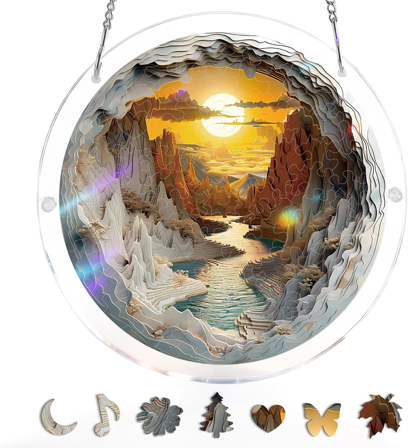 L'aube dans une grotte