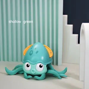 Octopus Crawling Baby Toy Electric Walking Toddler Toys with Music and LED Light up Interactive Toy for Kids Babies