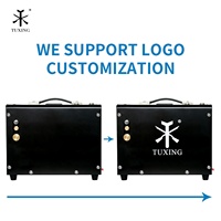 Compresseur d'air HPA TUXING personnalisé avec LOGO, vente en gros, transport pratique, transformateur 12V, sans huile, pour tir PCP et chasse