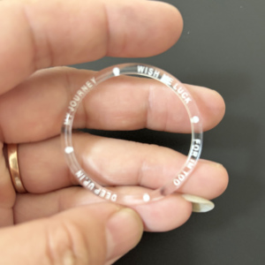 Bezel de montre en cristal de verre de haute qualité |   Bijoux incrustés |   Design de luxe |   Abordable et personnalisable - Product Image 3