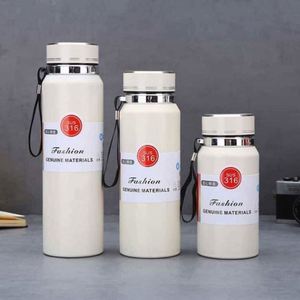 Botella Deportiva de Acero Inoxidable con Aislamiento al Vacío para Senderismo, Montañismo, Ciclismo y Viajes - Product Image 1