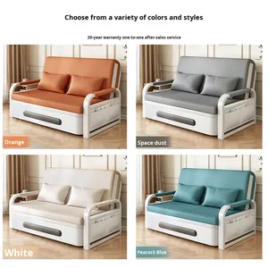 Ghế sofa giường gấp tiết kiệm không gian, dành cho một người, khung kim loại, phù hợp với phòng khách và ban công căn hộ nhỏ - Product Image 4