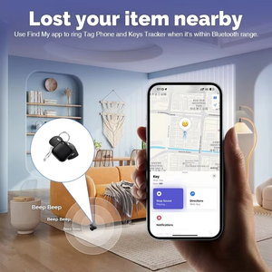 IOS Android Dual System MFI Smart Tag funciona con Apple Find My Mini Air tag Dispositivo GPS para llaves de billetera de teléfono móvil antipérdida - Product Image 5