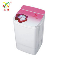 Lave-linge portable mini électrique OEM 200W à cuve unique pour chaussettes, sous-vêtements et vêtements de bébé