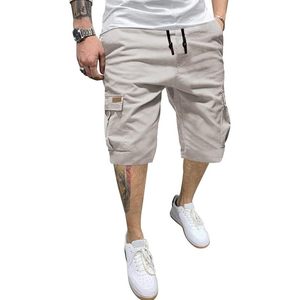 2025 Men's Casual Cotton Twill Cargo <b>Shorts</b> Mens Pants & <b>Trousers</b> - Product Image 2