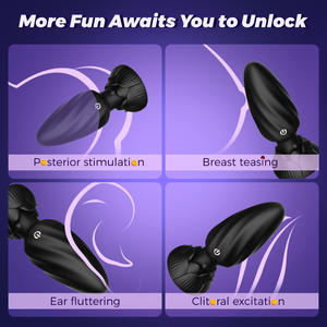 Электрические маленькие анальные бусы, вращающиеся вибрационные пробки для анального массажа, вибратор для мастурбации, секс-игрушки для взрослых - Product Image 6