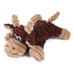 2021 Tùy Chỉnh Mới Nóng Bán Dễ Thương Fox Shape Squeak Chew <span class=keywords><strong>Plush</strong></span> Pet <span class=keywords><strong>Dog</strong></span> Đồ Chơi - Product Image 4