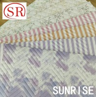 3D Baumwolle gewellt PU synthetisches Kunstleder 100% Polyester wasserdicht geste ppten Samt Ultraschall für Taschen Sofas Möbel Kleidungs stücke