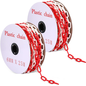 Gemaakt Van 6Mm 8Mm 10Mm <span class=keywords><strong>Plastic</strong></span> Kettingmateriaal Pp Polyethyleen Pe Verkeersveiligheidsschakels - Product Image 1