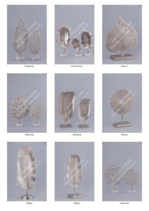 Escultura de Metal de lujo moderna hecha a mano, acentos decorativos de mesa para decoración Interior del hogar, pieza de acento elegante - Product Image 3