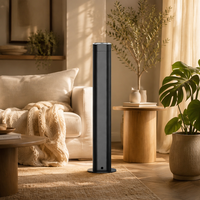 Diffuseur de parfum sur pied en alliage d'aluminium 500ml 600 1000m² Télécommande Minuteur 8H Anti-séchage Prise US EU UK Hôtel OEM Noir Argent
