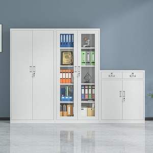 Archivador Metálico de Oficina, Armario de Almacenamiento de Acero para Oficina, Puerta Metálica, Armario Metálico con Estantes Ajustables, Venta de Fábrica - Product Image 2