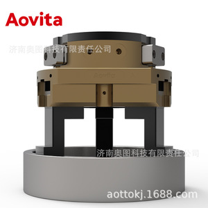 Aovita ตัวจับยึดแบบนิวเมติกสามนิ้วหัวฉีดแบบขนาน - Product Image 2