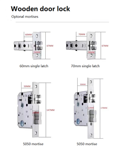 Verrou en aluminium de haute sécurité pour hôtel, serrure de porte électronique - Product Image 6