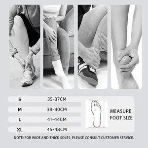 Nylon Knnited Lightweight Breathable Ankle Brace Compression Sleeve For Joint Pain Relief