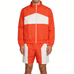 Conjunto Deportivo MOUNTNEVE Techwear, Transpirable y Ligero, Estilo Anorak, 2 Piezas, para <span class=keywords><strong>Hombre</strong></span>, Diseño Urbano con Bloques de Color, Nylon Sostenible 3D - Product Image 3