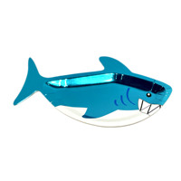 Assiettes en papier jetables en gros, résistantes, de forme spéciale, pour les fêtes d'enfants, thème animal, requins