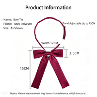 Cravate longue rouge, violette et kaki pour femme, en polyester recyclé certifié GRS, fabrication OEM pour uniformes