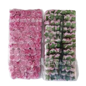 Bouquet de roses en papier Jiangka Electronics, 1,5 à 2 cm, 144 tiges par paquet, fleurs artificielles pour boîtes cadeaux, boîtes à bonbons - Product Image 5
