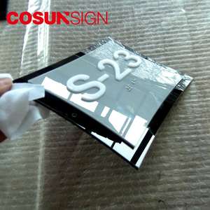 Piastra porta Hotel in acrilico personalizzato con segno di numero della stanza <span class=keywords><strong>Braille</strong></span> per una maggiore accessibilità - Product Image 3