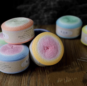 Directo de fábrica 100% algodón Magic Ball Jumper bufanda sombrero tejido a mano con patrón de lujo característica reciclada para tejer bebé - Product Image 1