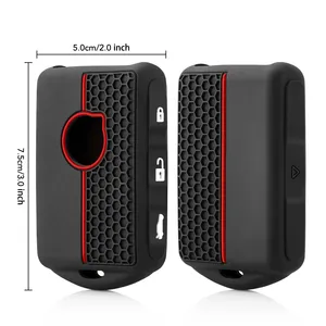 Funda de silicona para llave de coche <span class=keywords><strong>Volvo</strong></span> Xc60 <span class=keywords><strong>XC</strong></span> 60 Xc40 Xc90 S90 <span class=keywords><strong>B5</strong></span> V90, accesorios para llavero sin llave - Product Image 6