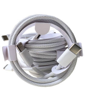 Высококачественный PD 60 Вт Плетеный Тип <span class=keywords><strong>C</strong></span> к TYPE <span class=keywords><strong>C</strong></span> кабель для передачи данных для Iphone 14 15 16 17 Pro Max для Apple кабель для быстрой зарядки - Product Image 3