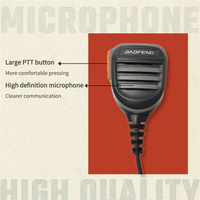 Baofeng talkie-walkie haut-parleur Microphone bicolore PTT micro pour UV-5R BF-888S UV-16 UV-5RH Quansheng UV-K5 K6 Radio bidirectionnelle