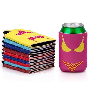 Enfriador de Latas de Neopreno Personalizado al por Mayor, 330 ml, para Fiestas de Cumpleaños, Navidad, con Asa de Transporte, para Bodas, Uso Promocional Empresarial - Product Image 1