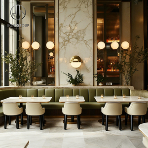 Muebles Modernos para Cafetería y Restaurante: Mesa Cuadrada de Piedra Sinterizada, Sillas, Sofá, Bancos y Asientos para Uso <span class=keywords><strong>en</strong></span> Hostelería - Product Image 2