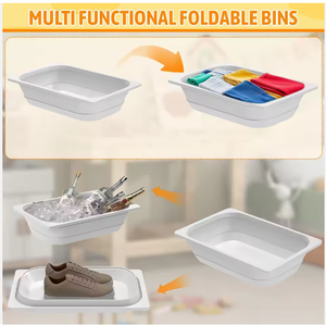 Mesa Sensorial Moderna para Niños, Escritorio de Actividades con Contenedores de Almacenamiento Plegables para Jugar con Arena, Agua y Madera, para la Escuela, Comedor, Dormitorio, Bebés - Product Image 2