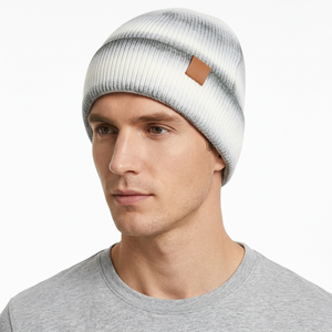 New Embroidery <b>Beanies</b> Jacquard Knit Winter Custom Logo <b>Beanie</b> Unisex Men <b>Women</b> <b>Beanie</b> Hat - Product Image 2