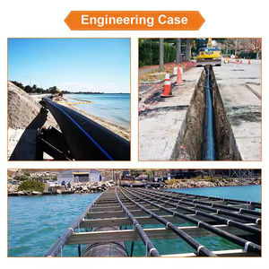 Hochwertiges schwarzes HDPE-Entwässerung kanal rohr 110mm/400mm Pn12.5 1.0MPa Korrosions beständige unterirdische Entwässerung rohre - Product Image 6