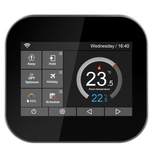 Room Thermostat Wifi Touch Screen Color Screen Central air Conditioning Round Thermostat - Product Image 2