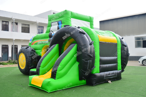 <span class=keywords><strong>Castillo</strong></span> Hinchable con Tobogán Temática Tractor <span class=keywords><strong>de</strong></span> Granja - Product Image 4