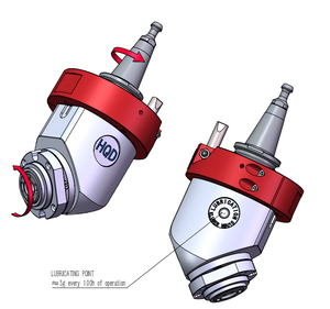 หัวจับเครื่องมือ HQD High 7000-12000RPM ISO30-ER25 ใบเลื่อย 45 องศา สำหรับมอเตอร์ ATC Spindle ยี่ห้อ HQD ทนทาน - Product Image 2