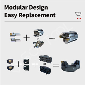 Barres d'alésage réglables de haute qualité <span class=keywords><strong>pour</strong></span> centre d'usinage, en acier, vente chaude, fourniture directe usine - Product Image 2