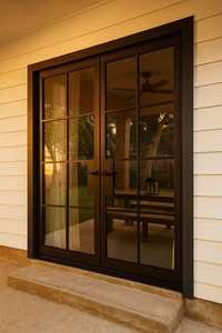 Portes intérieures en verre modernes de qualité stable, portes intérieures sur mesure, portes intérieures en verre cannelé et en acier - Product Image 4