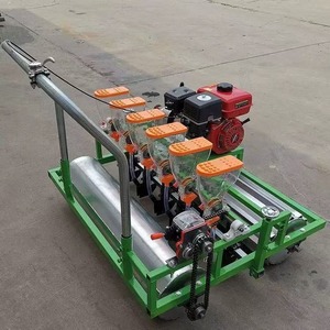 Semoir multifonctionnel à 6 rangs, espacement de 15 cm, machine de plantation agricole pour blé, riz, sésame, légumes, herbes, graines d'herbe - Product Image 4