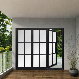 אמריקאי נירוסטה מודרני מפלדת זכוכית מחוסמת מפטיו יעיל זכוכית מתקפלת - Product Image 2