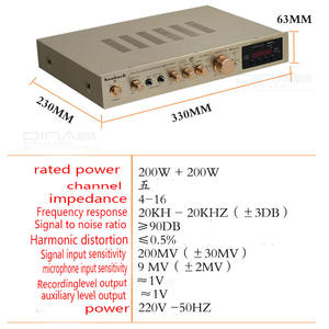 <span class=keywords><strong>Amplificador</strong></span> <span class=keywords><strong>de</strong></span> Audio <span class=keywords><strong>de</strong></span> Alta Potencia <span class=keywords><strong>de</strong></span> 220V Hi-Fi con Bluetooth <span class=keywords><strong>de</strong></span> <span class=keywords><strong>5</strong></span> <span class=keywords><strong>Canales</strong></span> para Karaoke Sistema <span class=keywords><strong>de</strong></span> Cine en Casa y Altavoces - Product Image 5