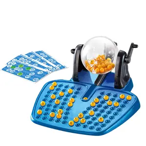 Klasik ebeveyn-çocuk ekonomi loto döner kafes döner Bingo makinesi eğlence yaratıcı oyuncaklar çocuklar için