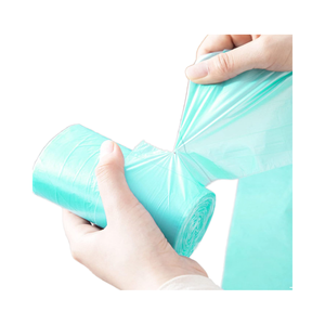 Sacchi per Rifiuti in Plastica HDPE Biodegradabili e Compostabili Personalizzati, Stampa Rotocalco Flexiloop, MOQ 1000 Rotoli per Uso Domestico e Ufficio - Product Image 2