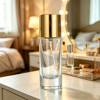 Vente flash - Flacons de parfum en verre de luxe de 10 ml - Mini vaporisateur de parfum avec bouchon plat