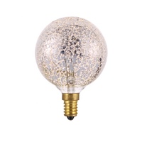 Ampoule G50 blanche laiteuse, Ampoule G50 sans ombre, Ampoule G50 effet perle de dragon, Ampoule G50 pour fondoir de cire, Ampoule G50 blanche laiteuse
