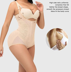 女式单件紧实紧身紧身胸衣透气腰臀塑身衣，用于腹部提升 - Product Image 5